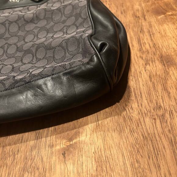 Coach Canvas and Leather Logo Tote Bag Women's F27579 - Picture 3 of 12